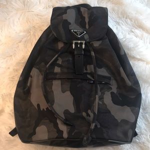 Prada Tessuto Camouflage Nylon Backpack